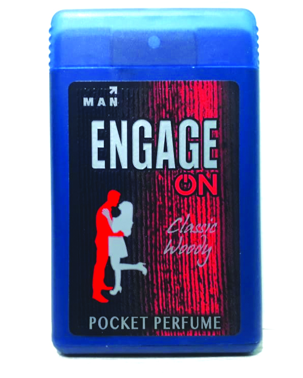 Engage On Pocket Perfume for Men - 17 ml | Pack of 6